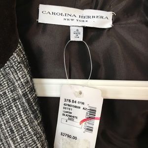 Carolina Herrera Jackets & Coats - Carolina Herrera textured wool peplum blazer Carolina Herrera Jackets & Coats - Carolina Herrera textured wool peplum blazer